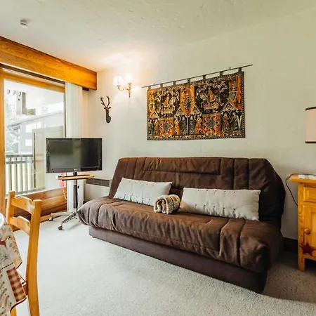 Studio With Balcony And Views Of The Golf Course And Surrounding Mountains Megeve